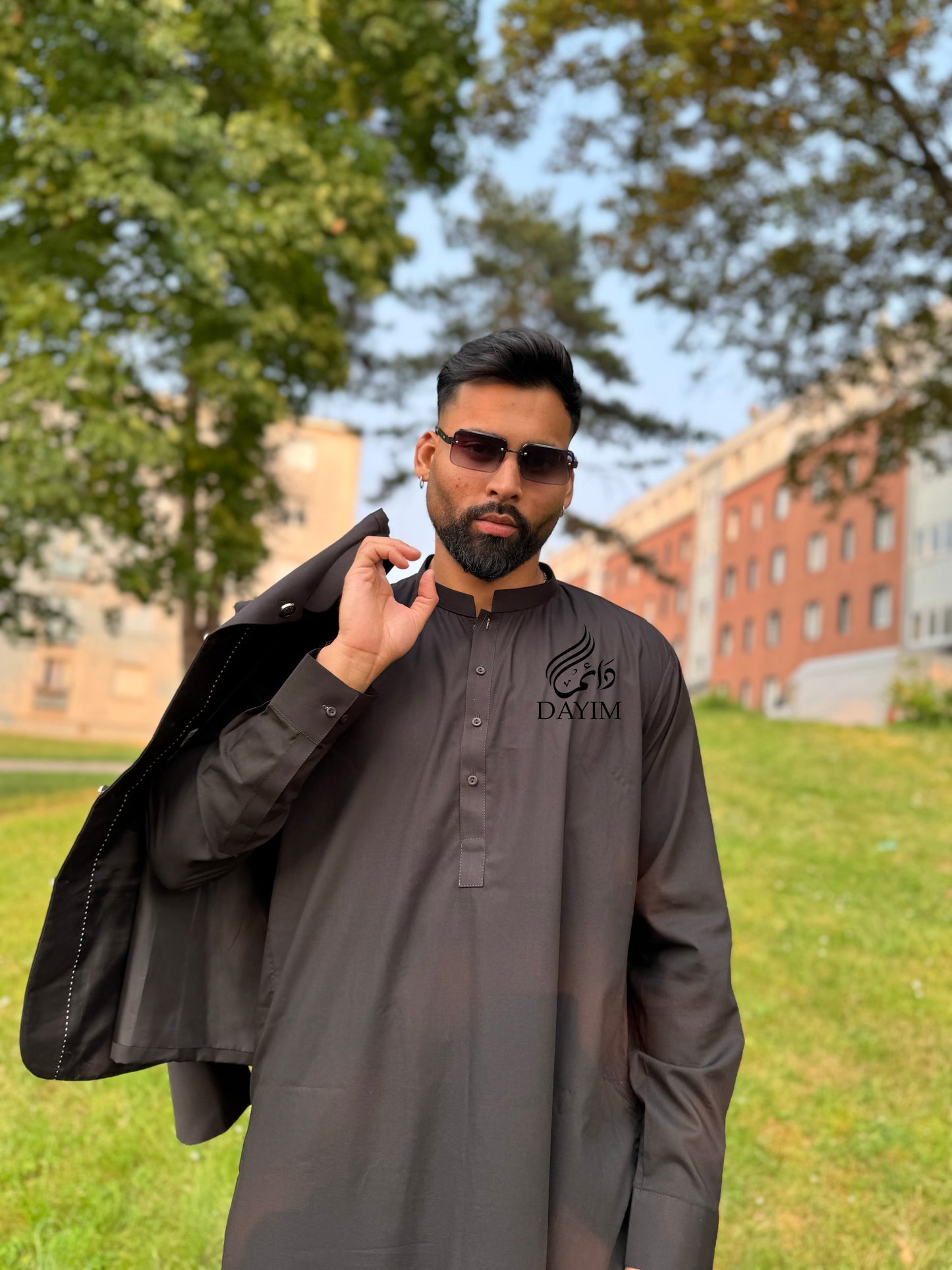 SAHIL - Kurta Trouser Noir