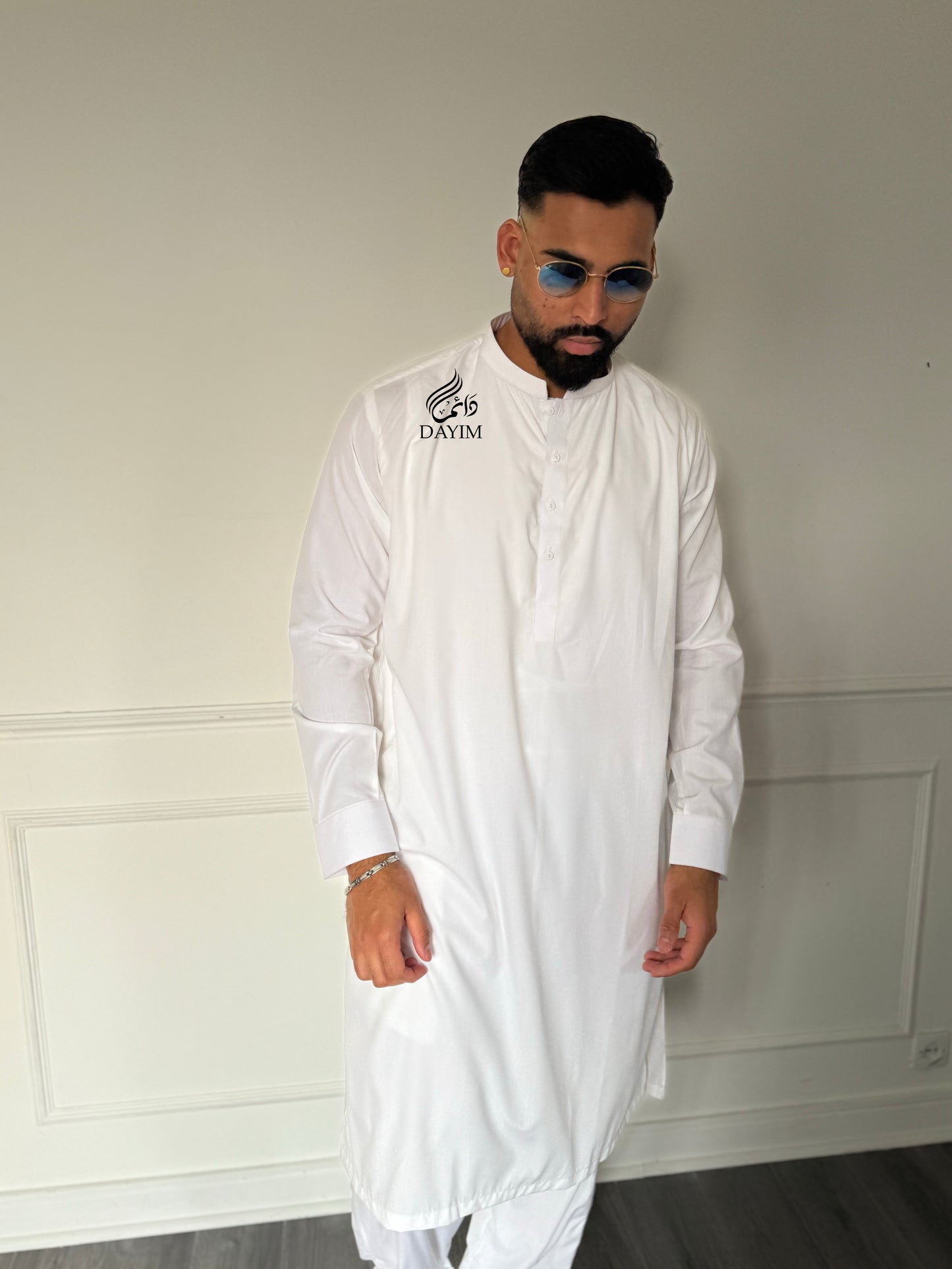 SAHIL - Kurta Trouser Blanc