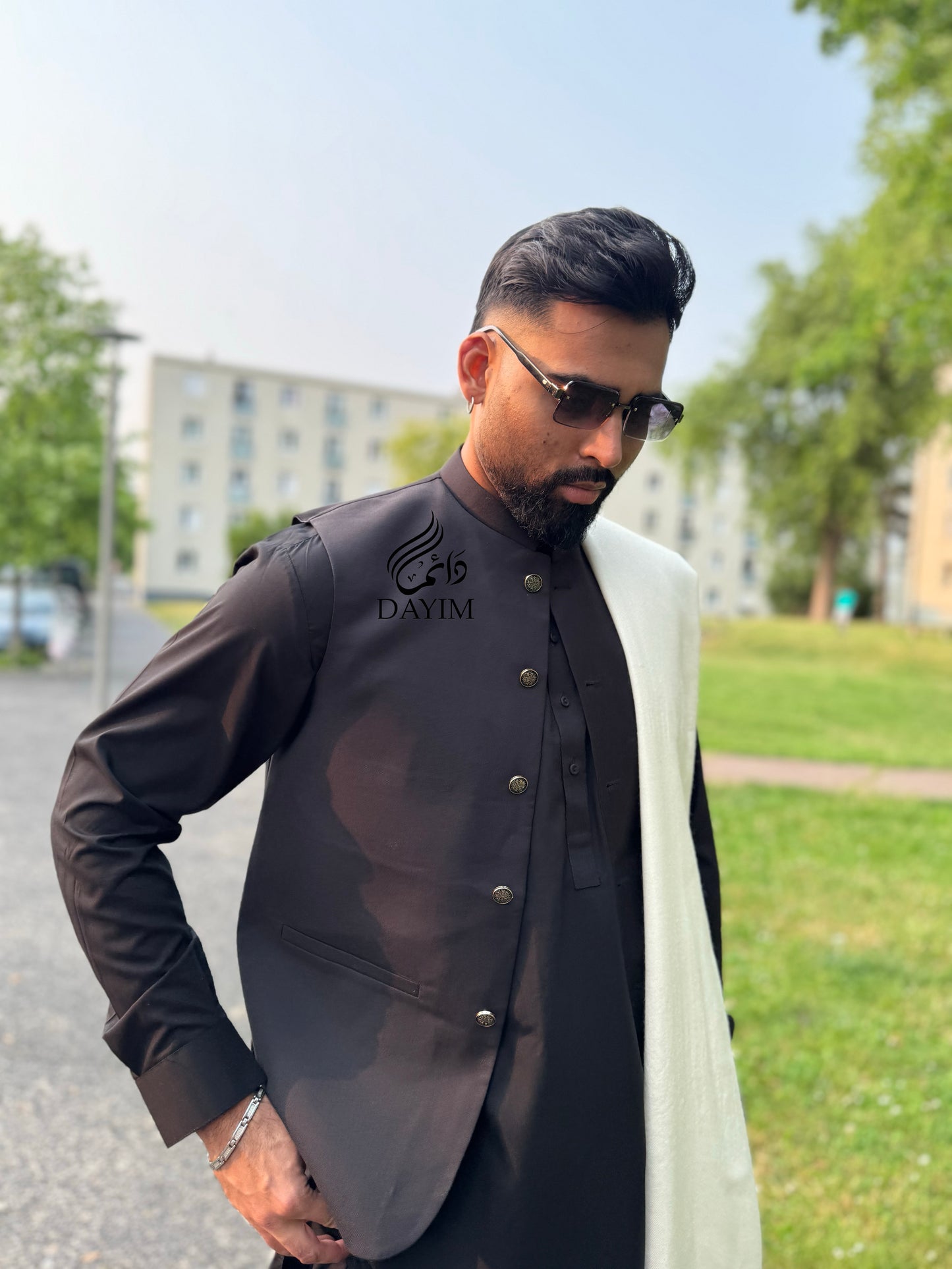 SAHIL - Kurta Trouser Noir