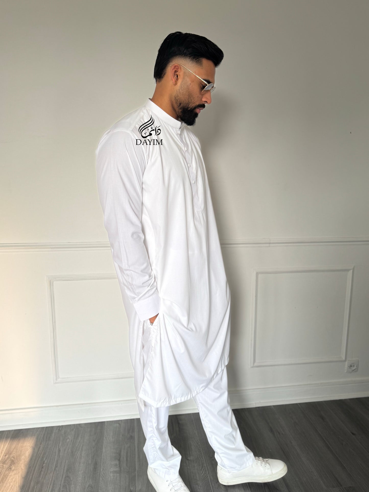 SAHIL - Kurta Trouser Blanc