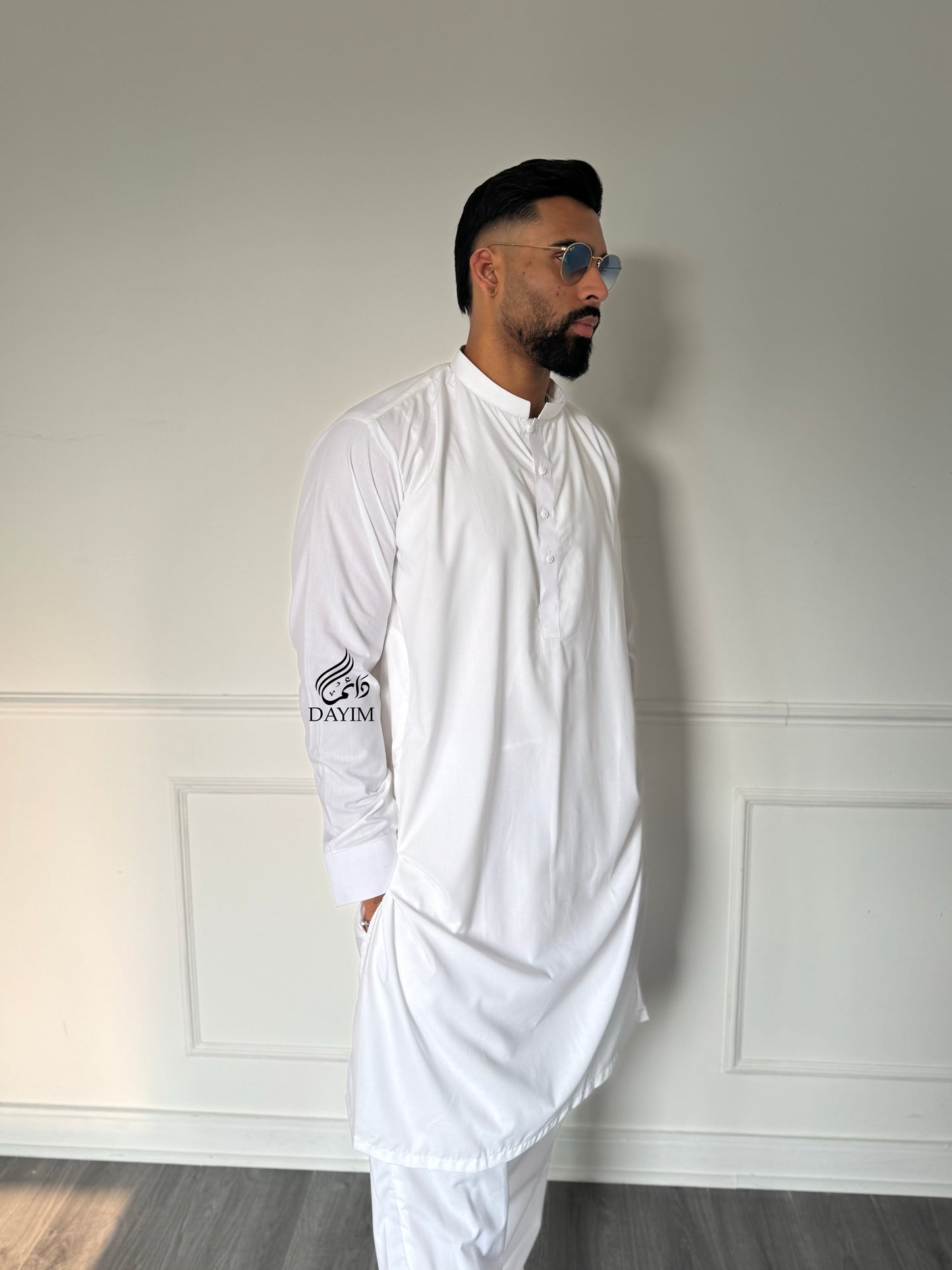 SAHIL - Kurta Trouser Blanc