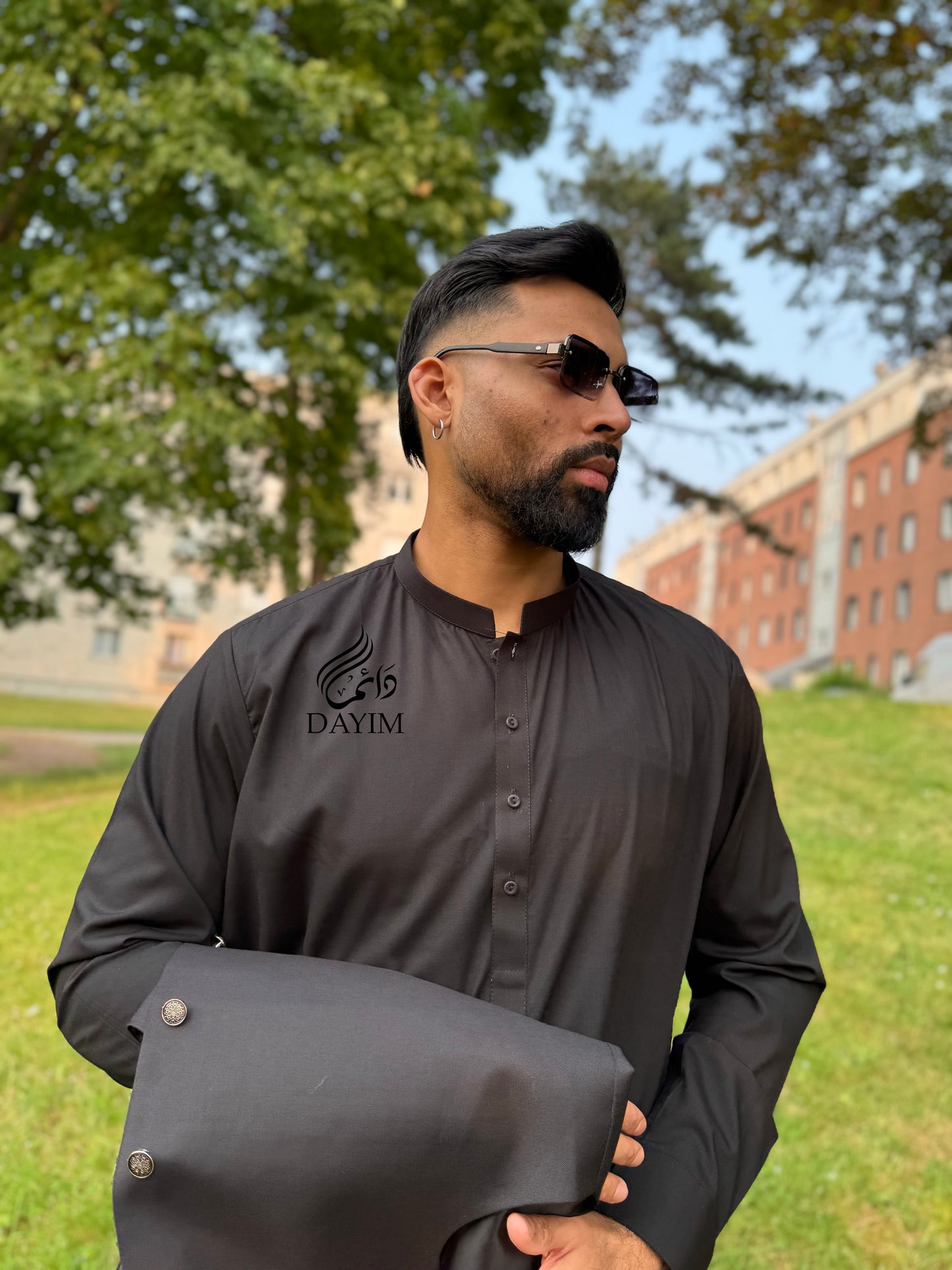 SAHIL - Kurta Trouser Noir