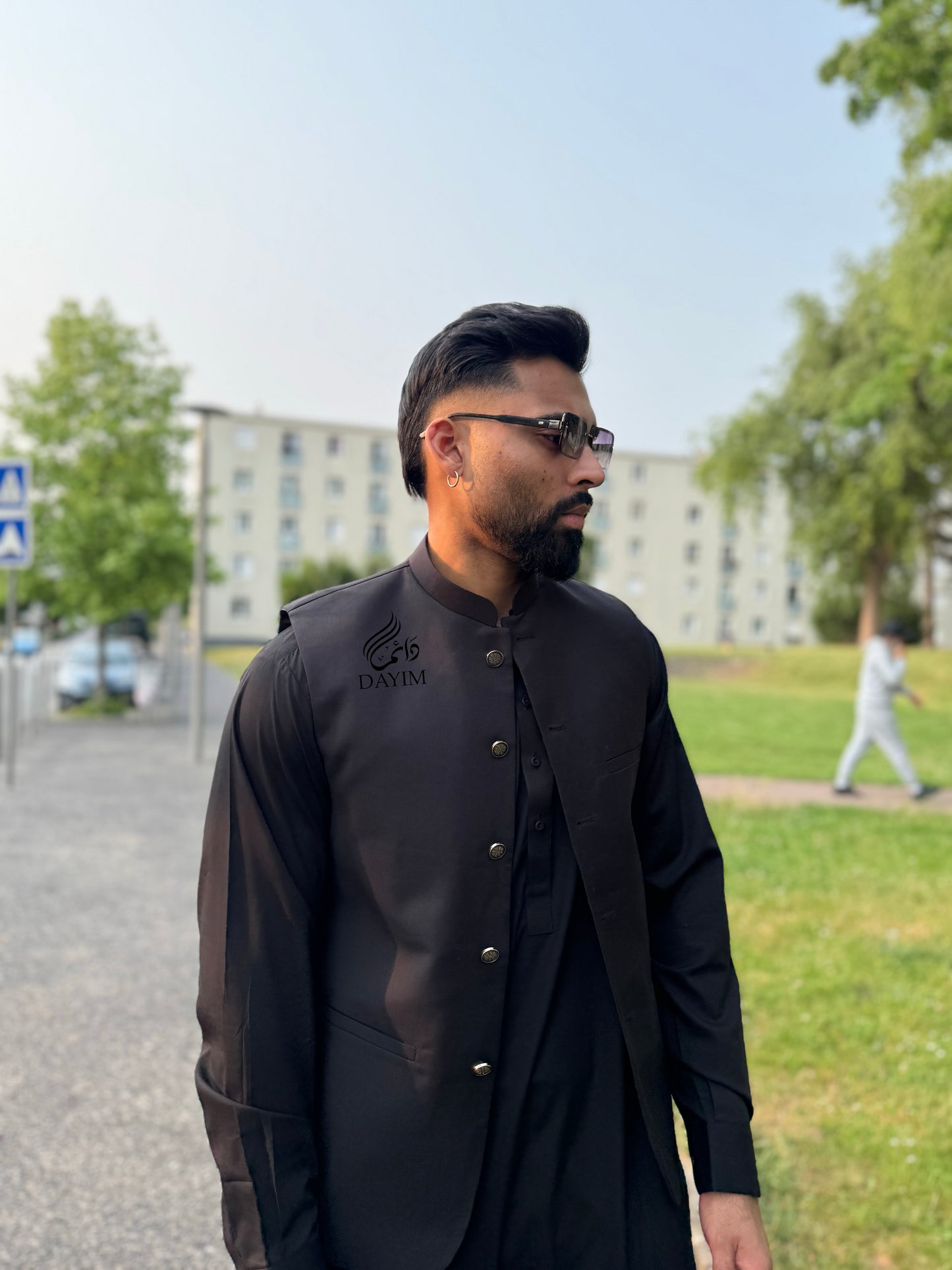 SAHIL - Kurta Trouser Noir