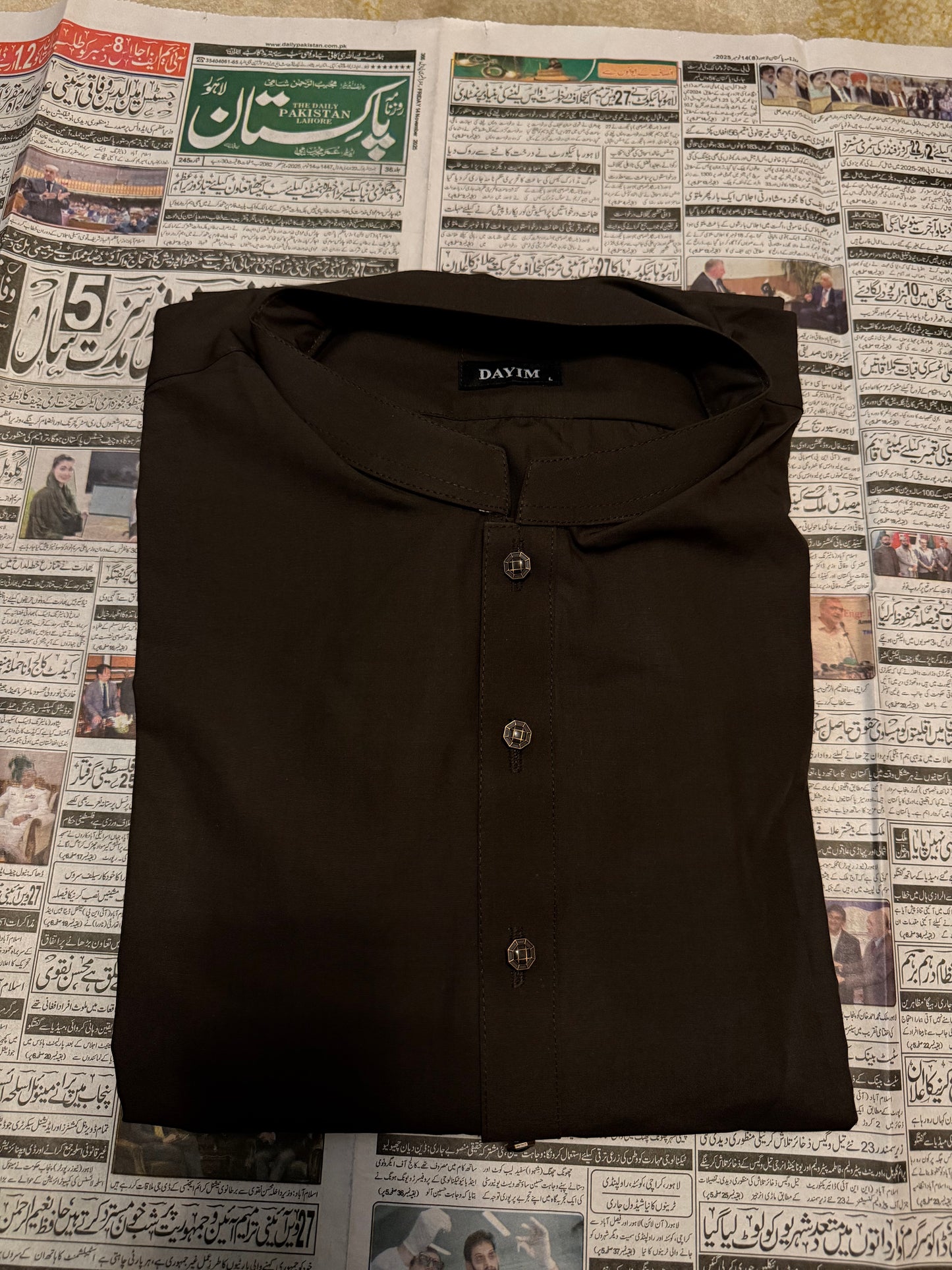 SAIF - Kurta Trouser marron