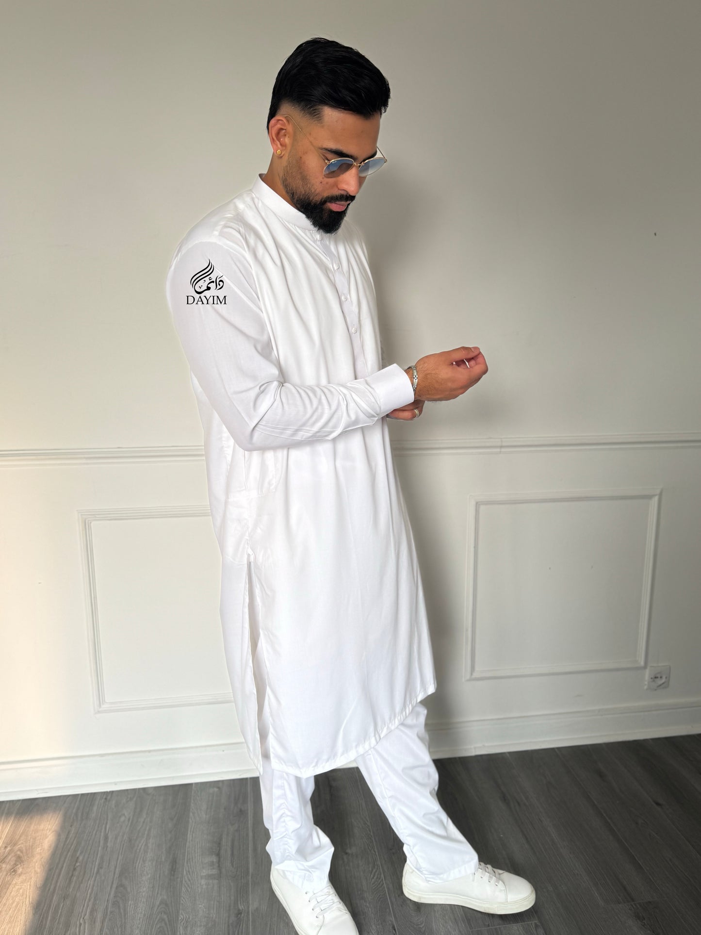 SAHIL - Kurta Trouser Blanc