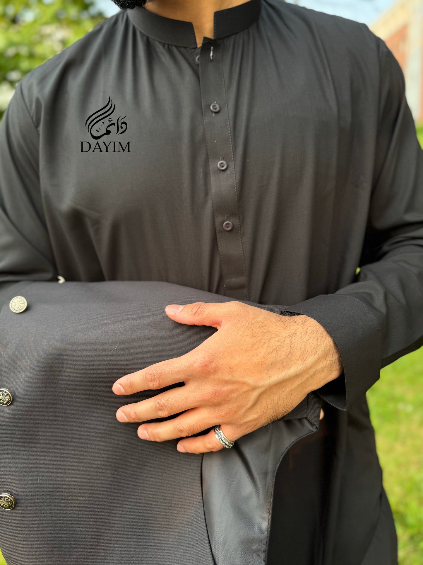 SAHIL - Kurta Trouser Noir