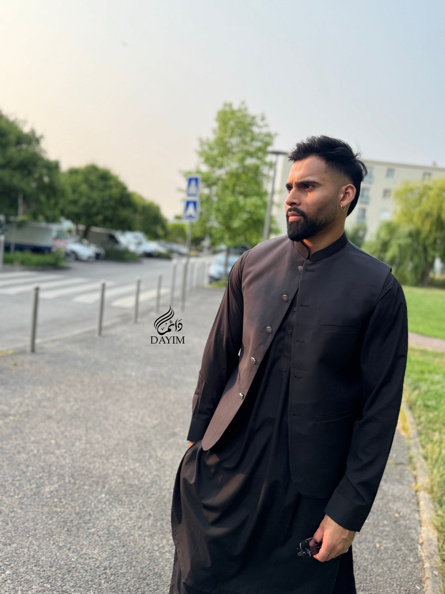 SAHIL - Kurta Trouser Noir
