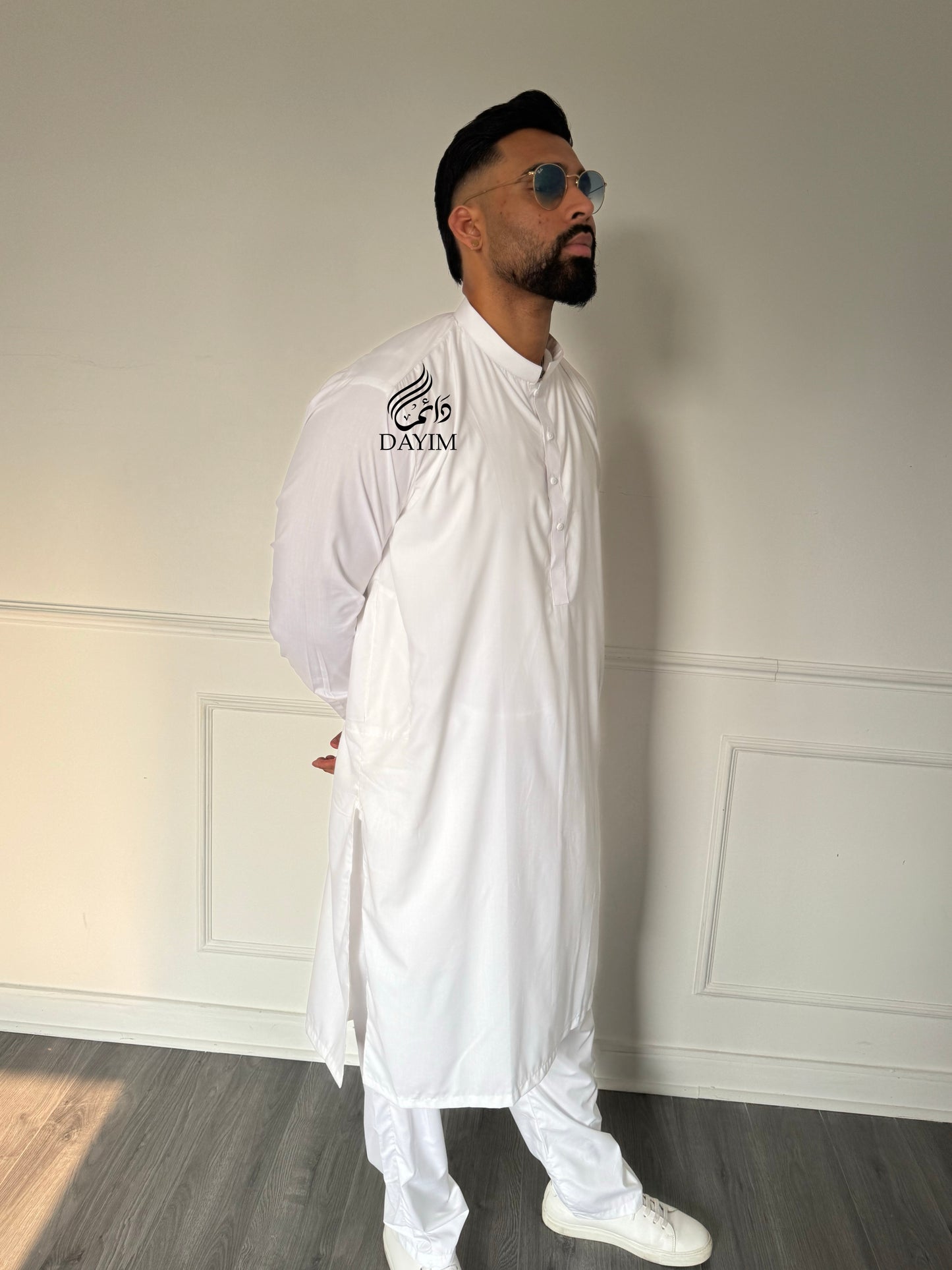 SAHIL - Kurta Trouser Blanc