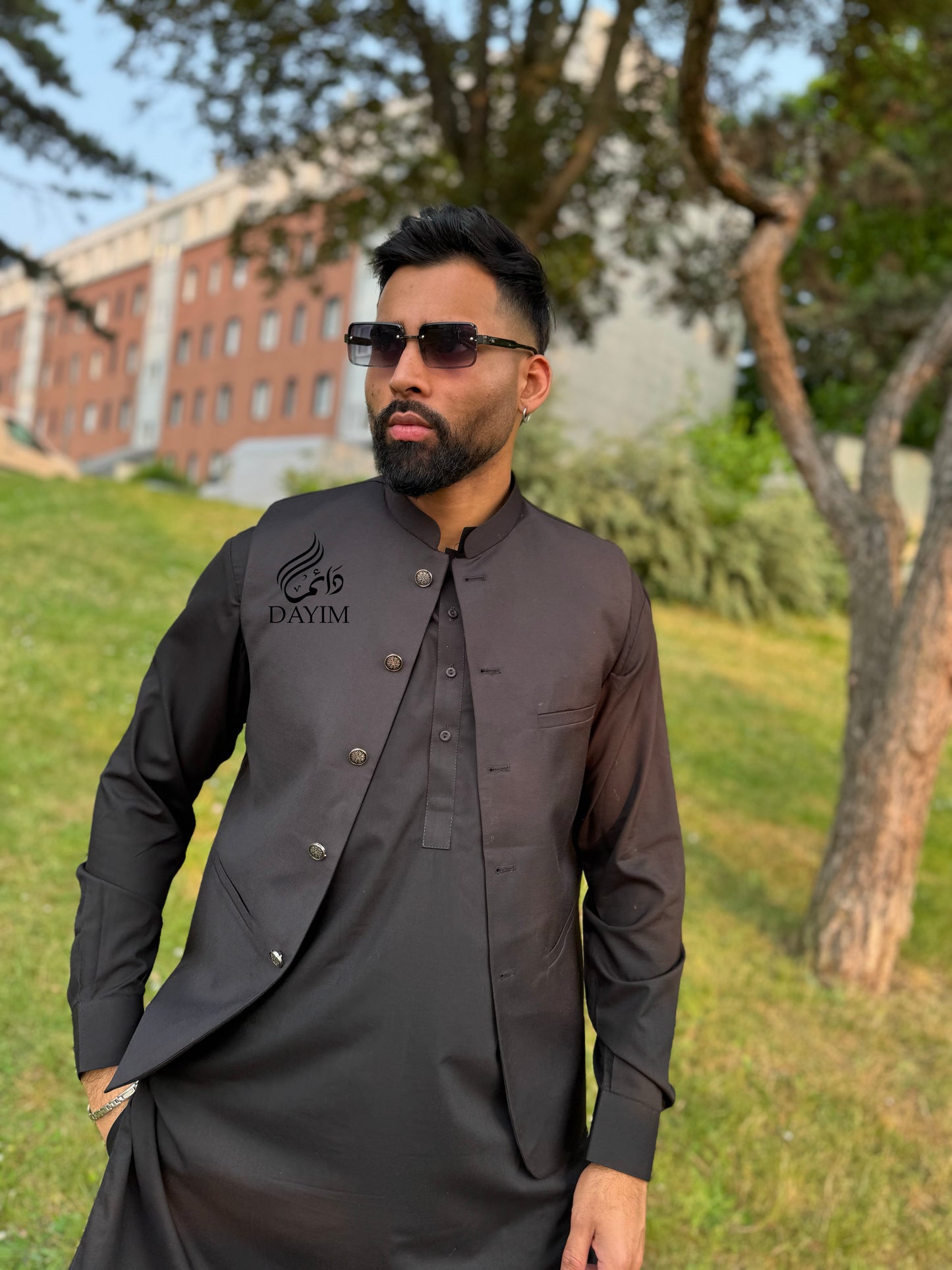 SAHIL - Kurta Trouser Noir