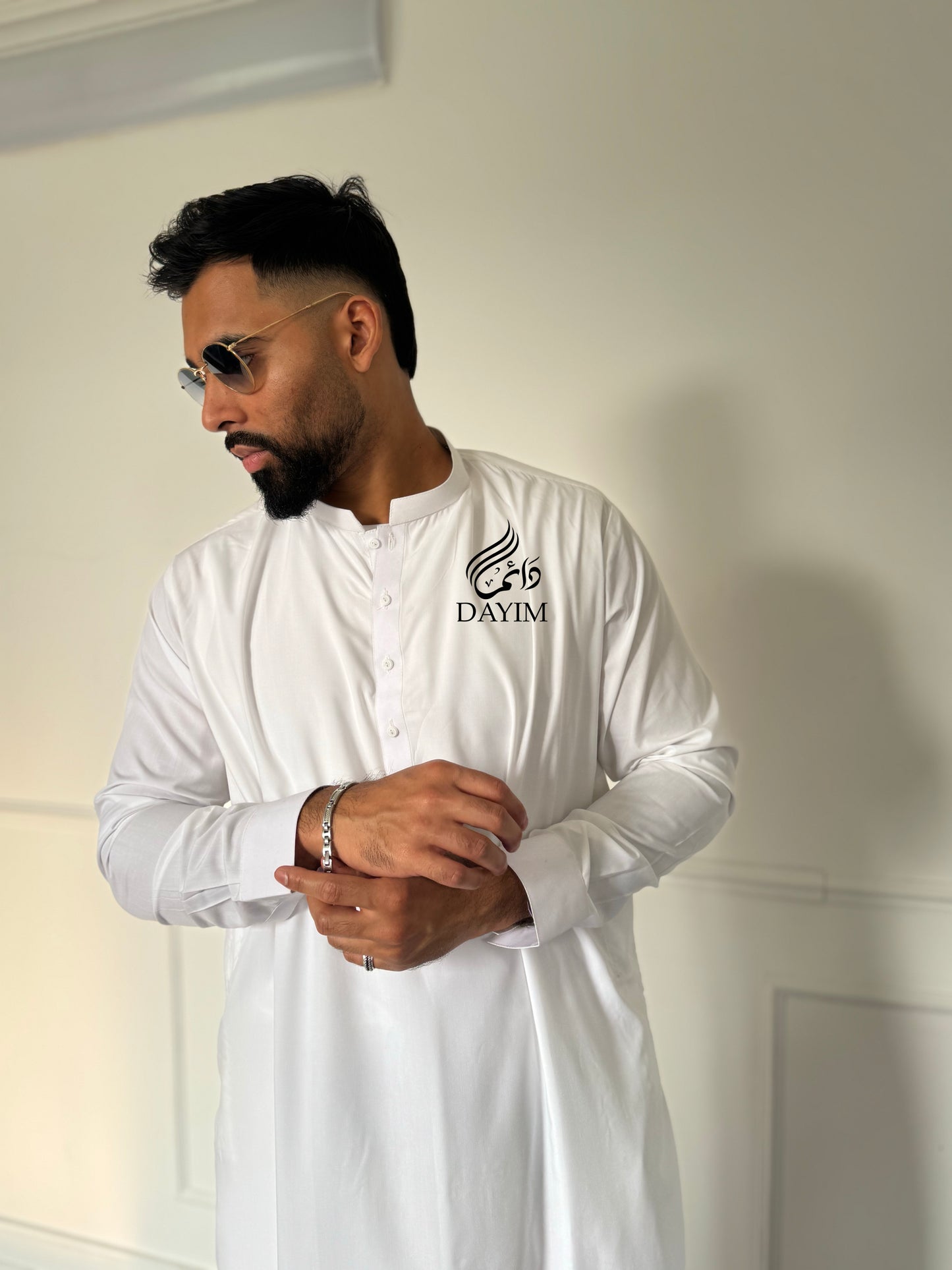 SAHIL - Kurta Trouser Blanc