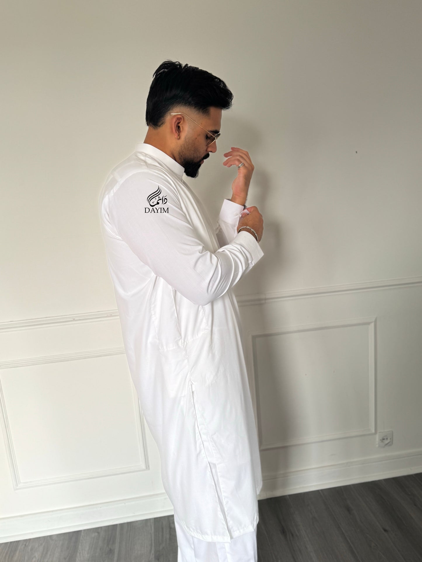SAHIL - Kurta Trouser Blanc