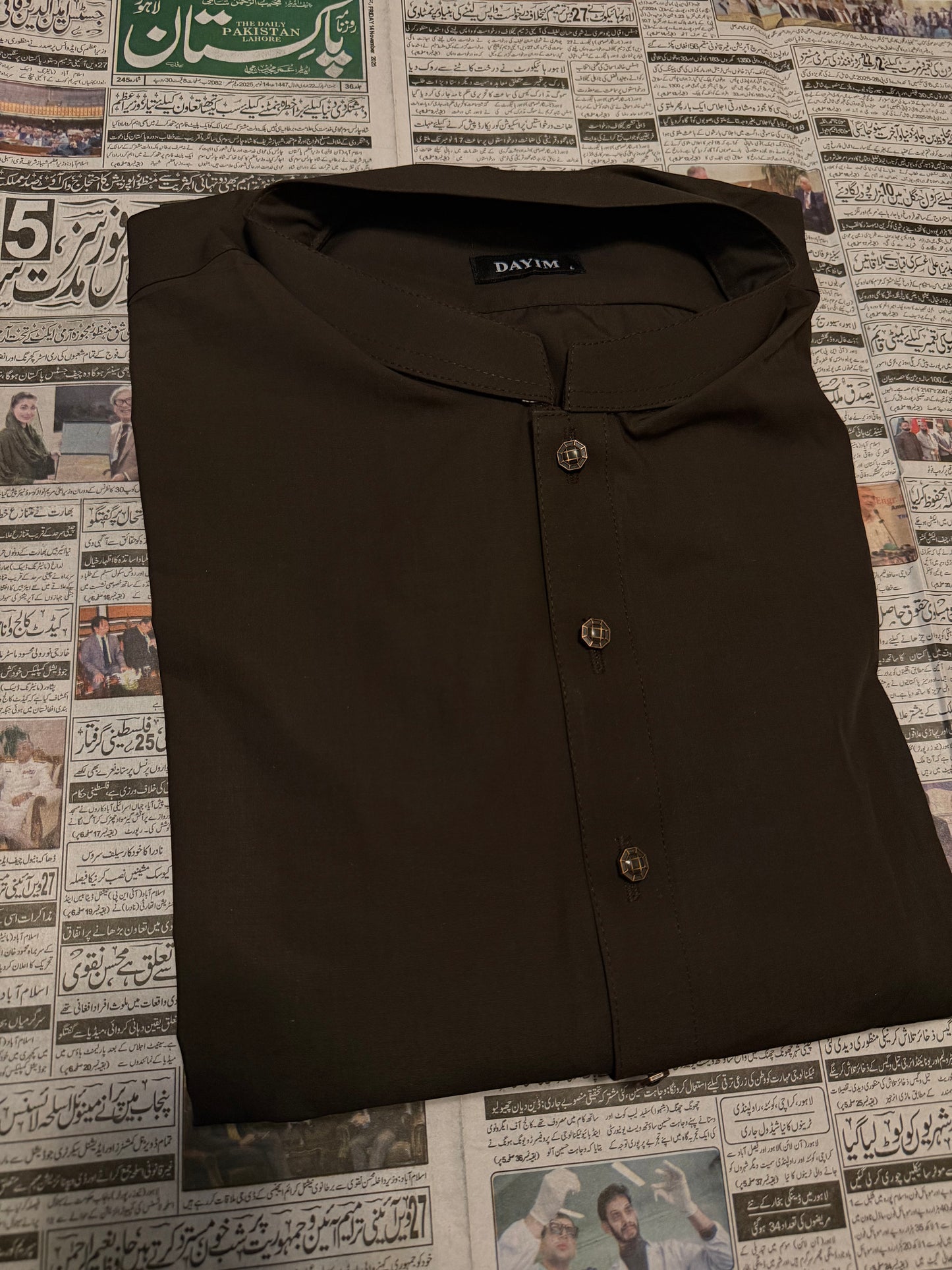 SAIF - Kurta Trouser marron