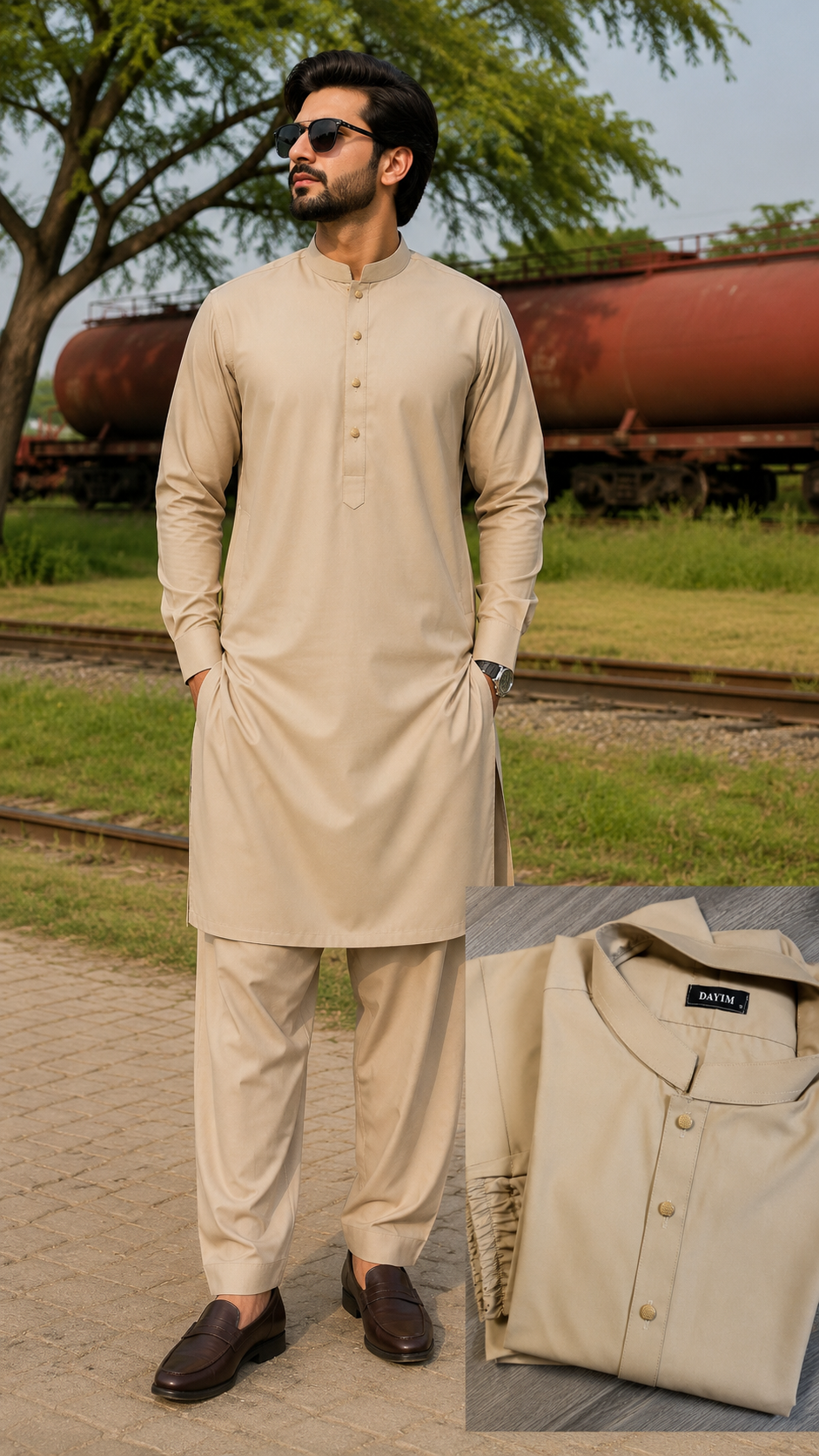 Kurta trouser - beige