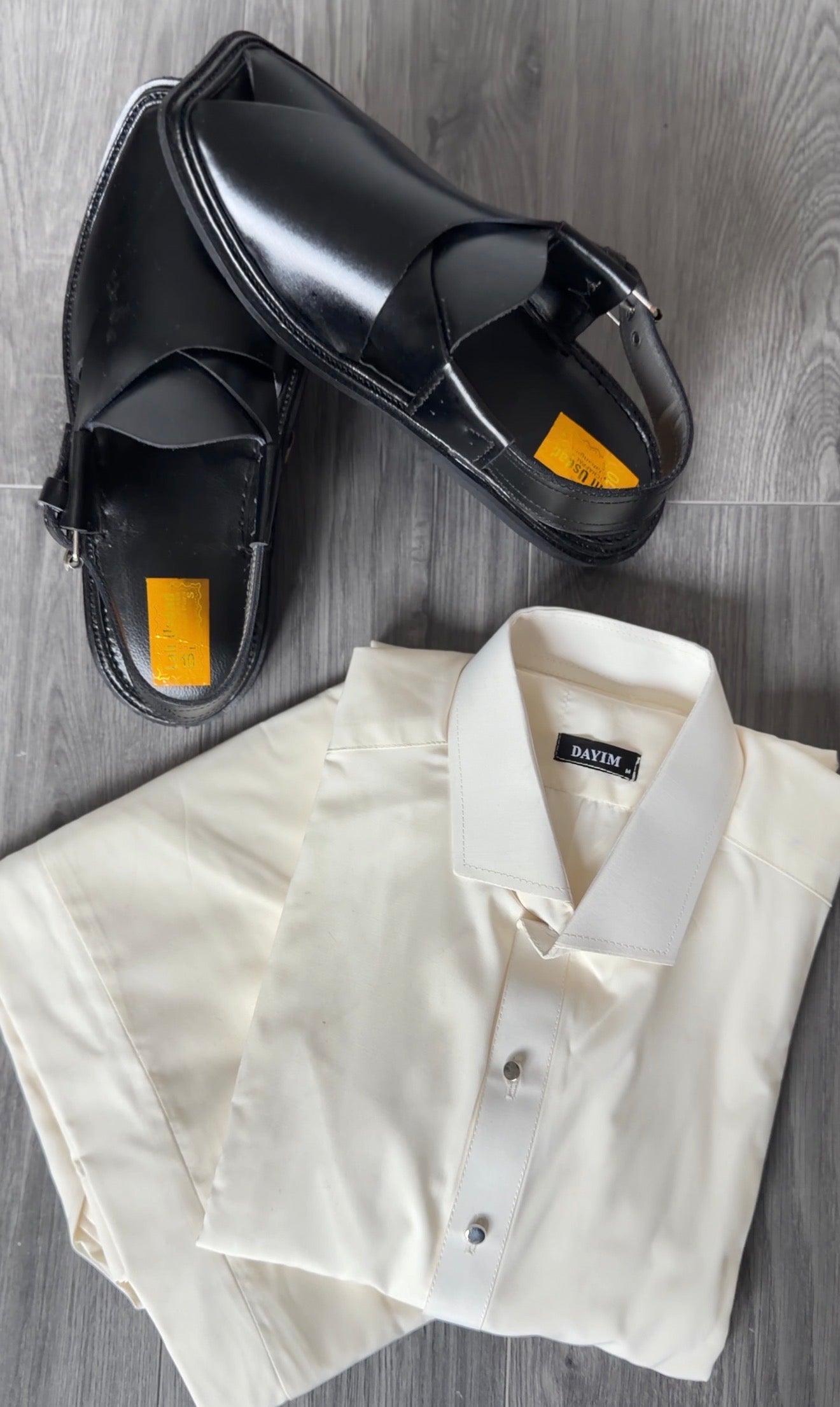 Boski - cream - Shalwar kameez