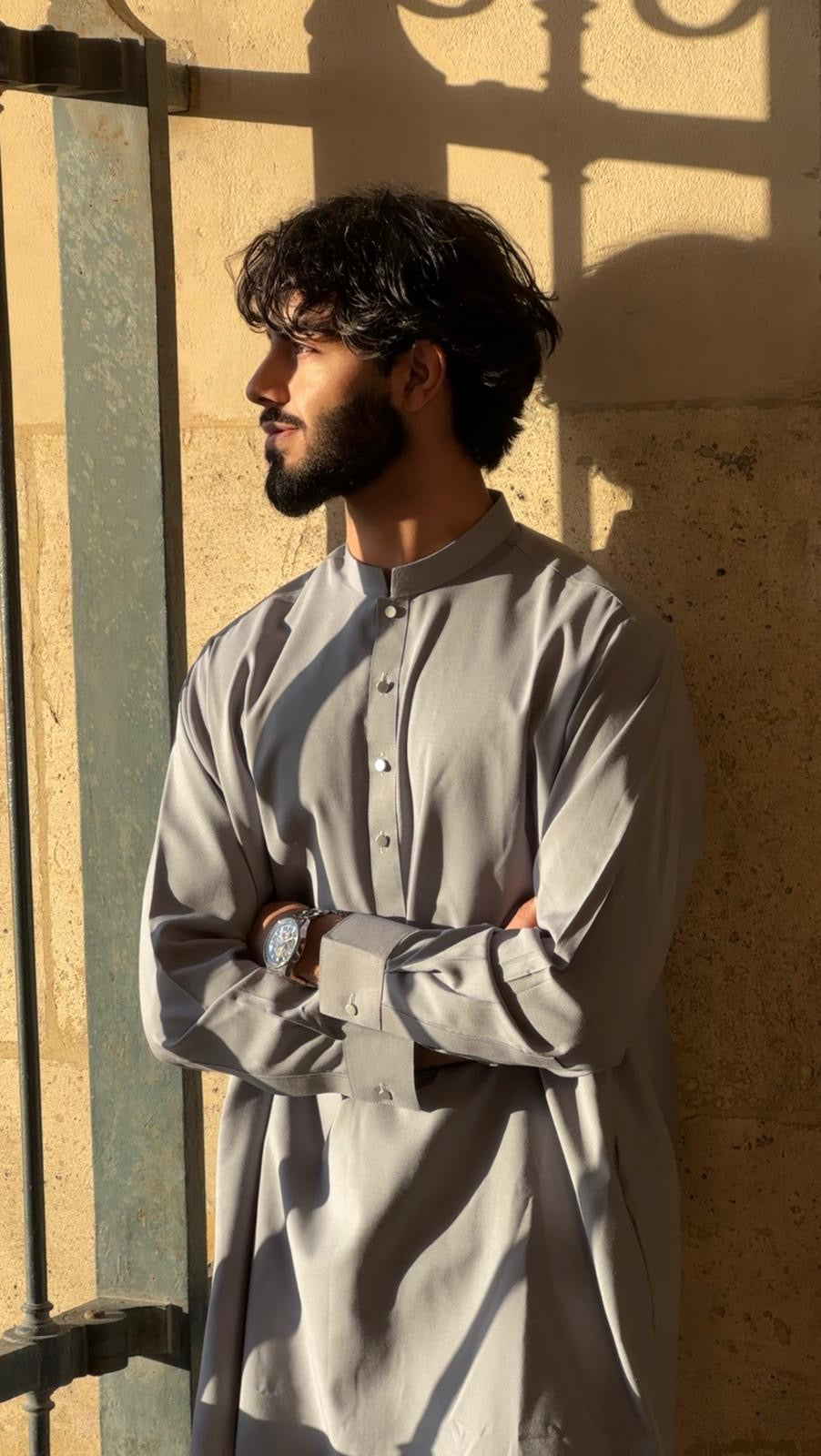 Kurta trouser - gris