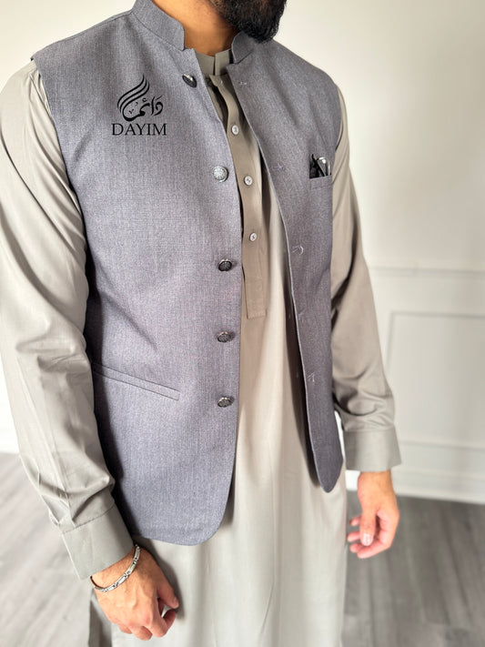 Waist coat Gris