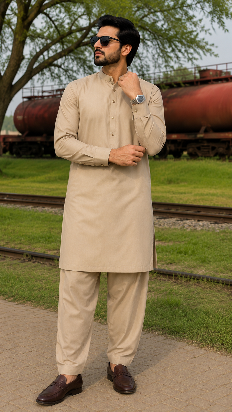 Kurta trouser - beige