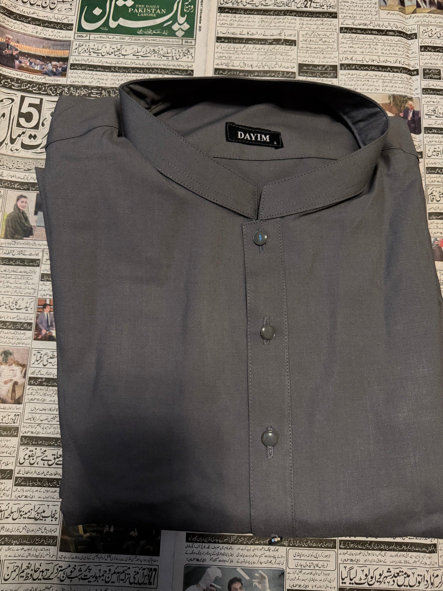 Kurta trouser - gris anthracite