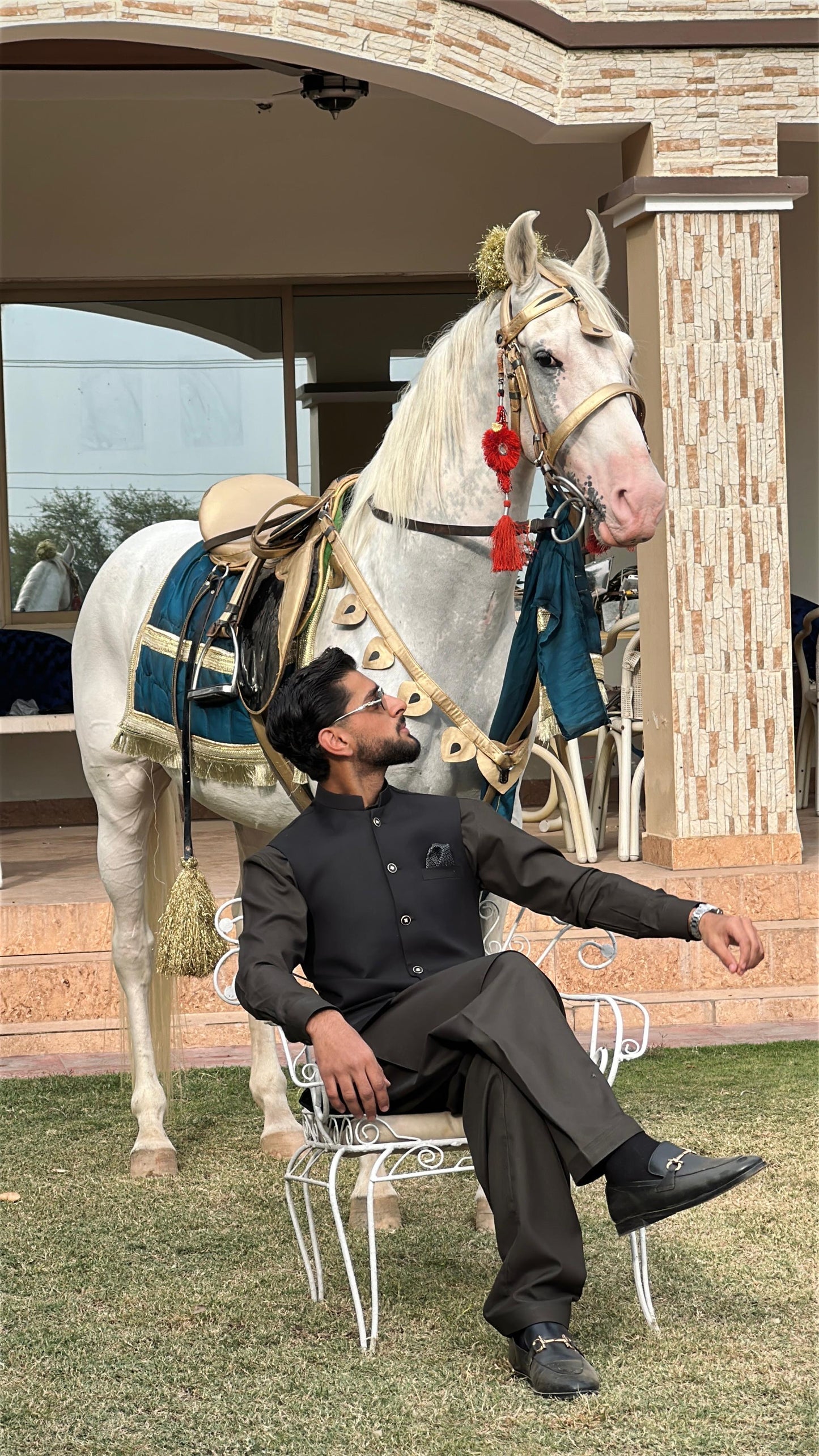 QILA-E-SULTAN - SHALWAR KAMEEZ - Kaki