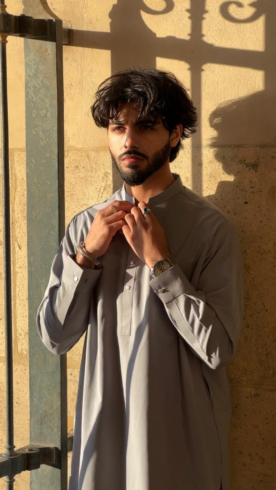 Kurta trouser - gris