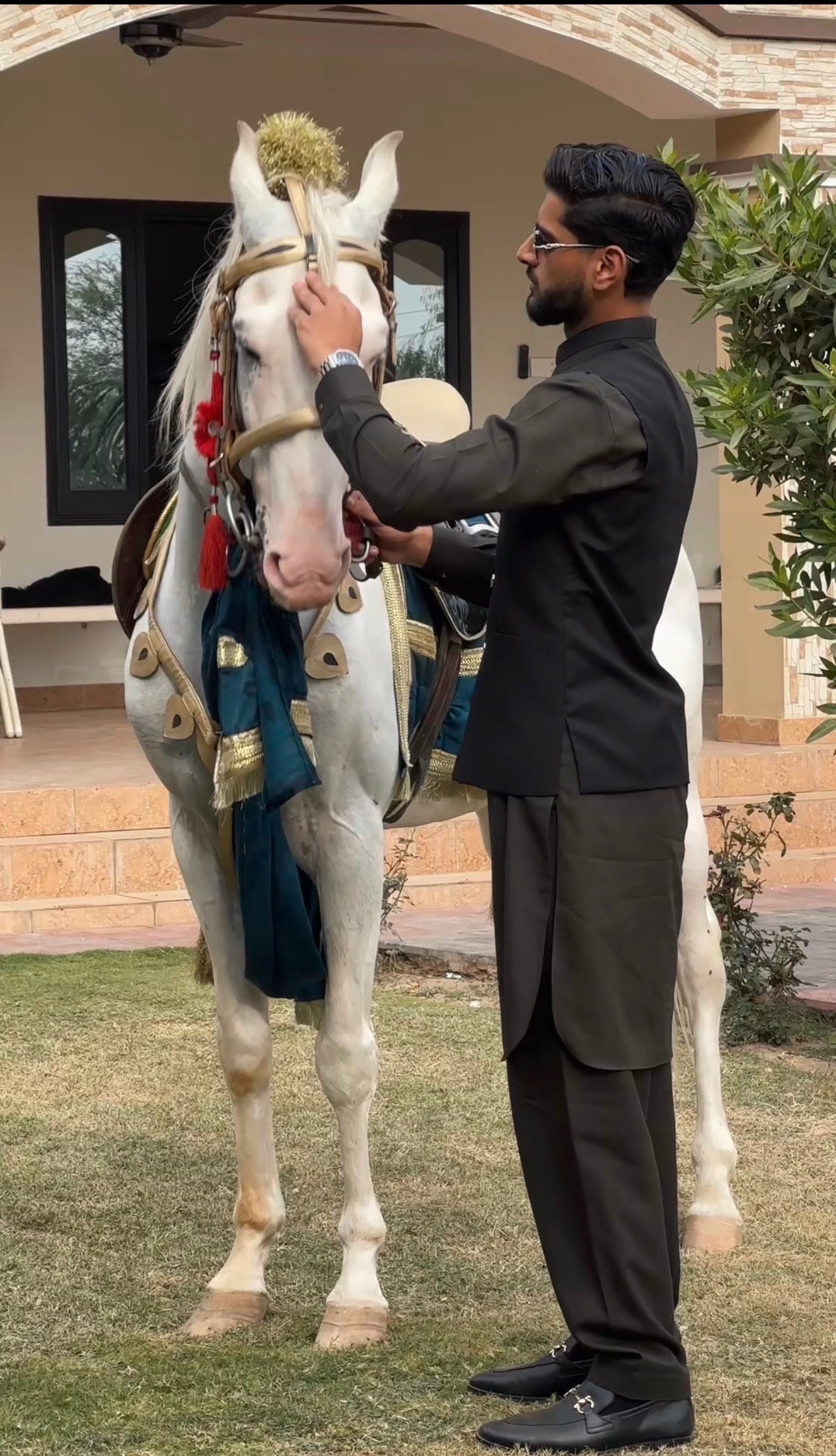 QILA-E-SULTAN - SHALWAR KAMEEZ - Kaki