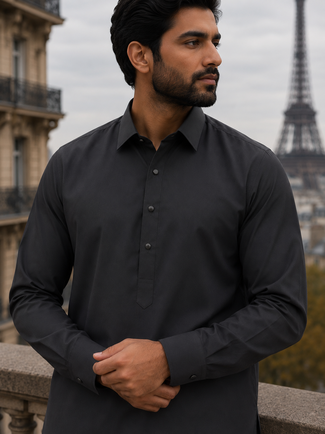 SUIT DAYIM GRIS FONCÉ